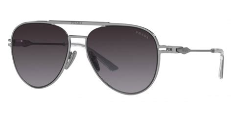 Prada PR 54ZS Aviator Sunglasses 